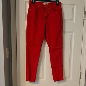 Hybrid & Company Red Skinny Pants